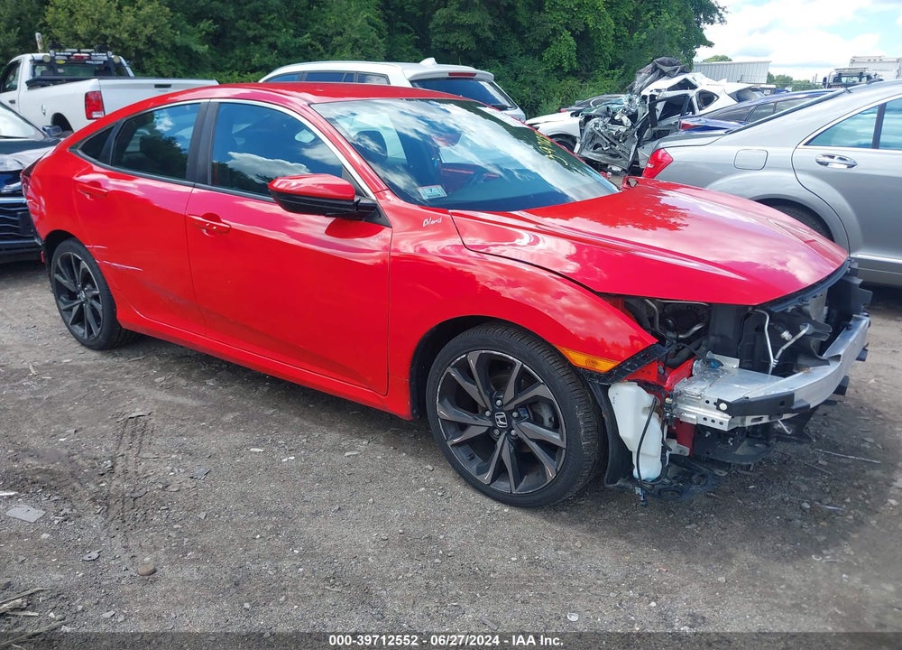 2020 HONDA CIVIC SPORT VIN: 2HGFC2F81LH518226