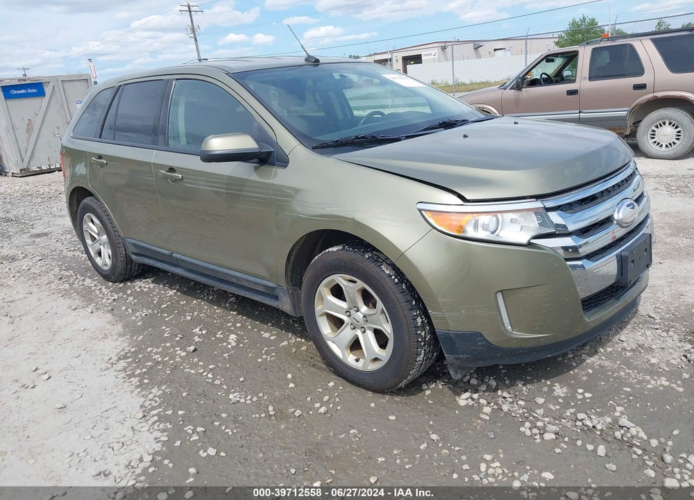 2012 FORD EDGE SEL VIN: 2FMDK3J97CBA09626