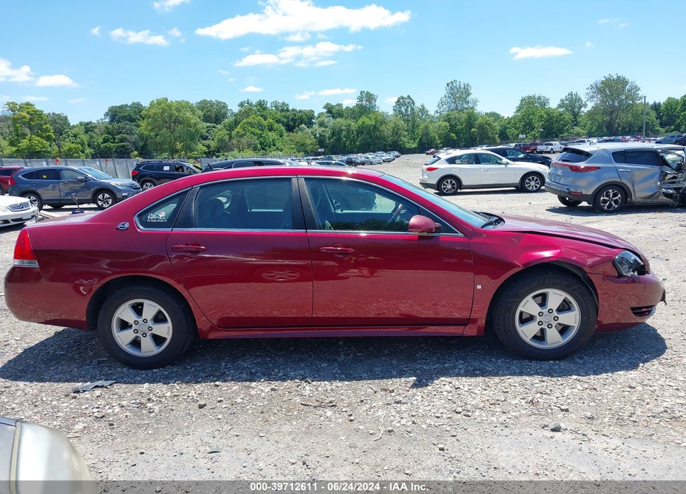 2009 CHEVROLET IMPALA LT VIN: 2G1WT57N591236220