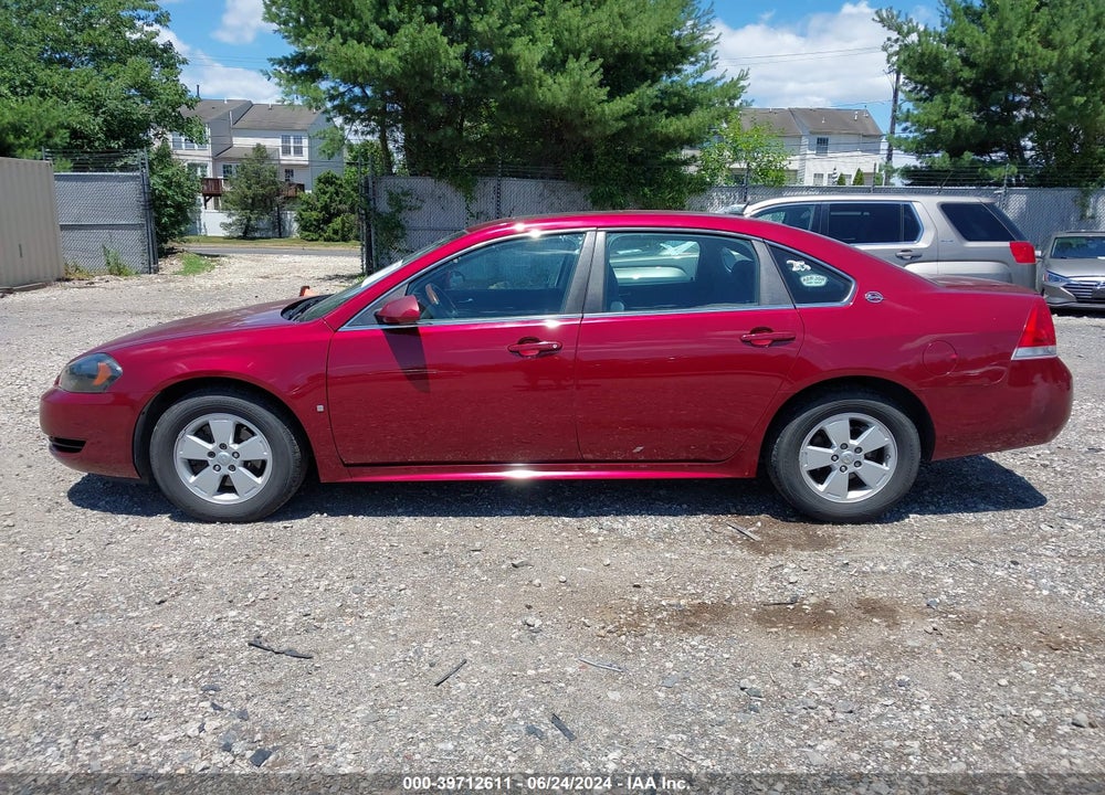 2009 CHEVROLET IMPALA LT VIN: 2G1WT57N591236220