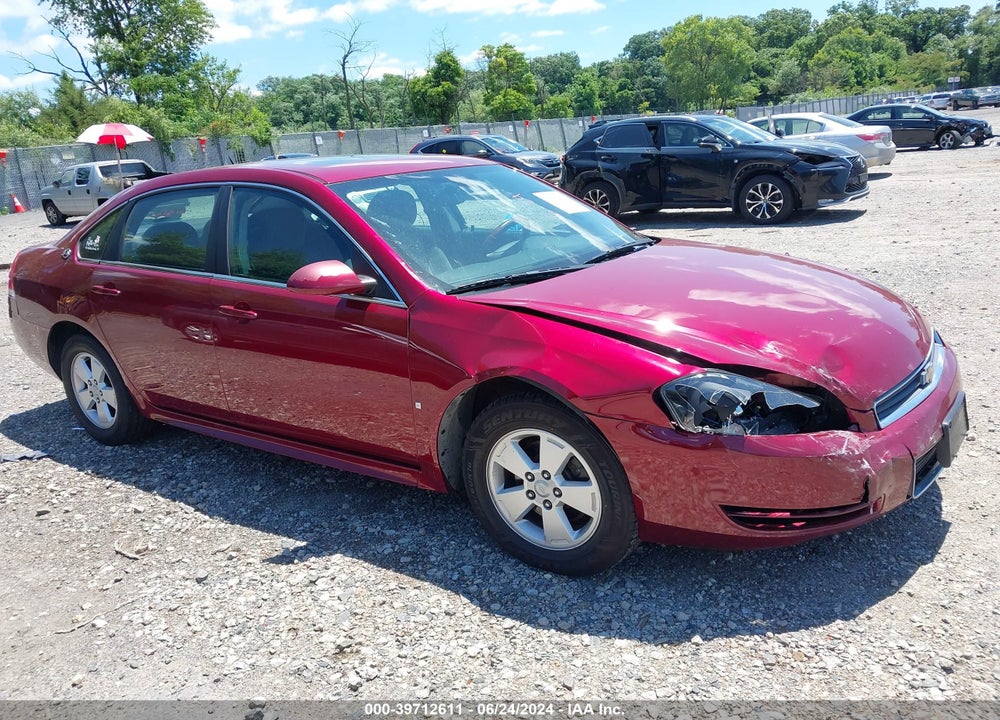 2009 CHEVROLET IMPALA LT VIN: 2G1WT57N591236220