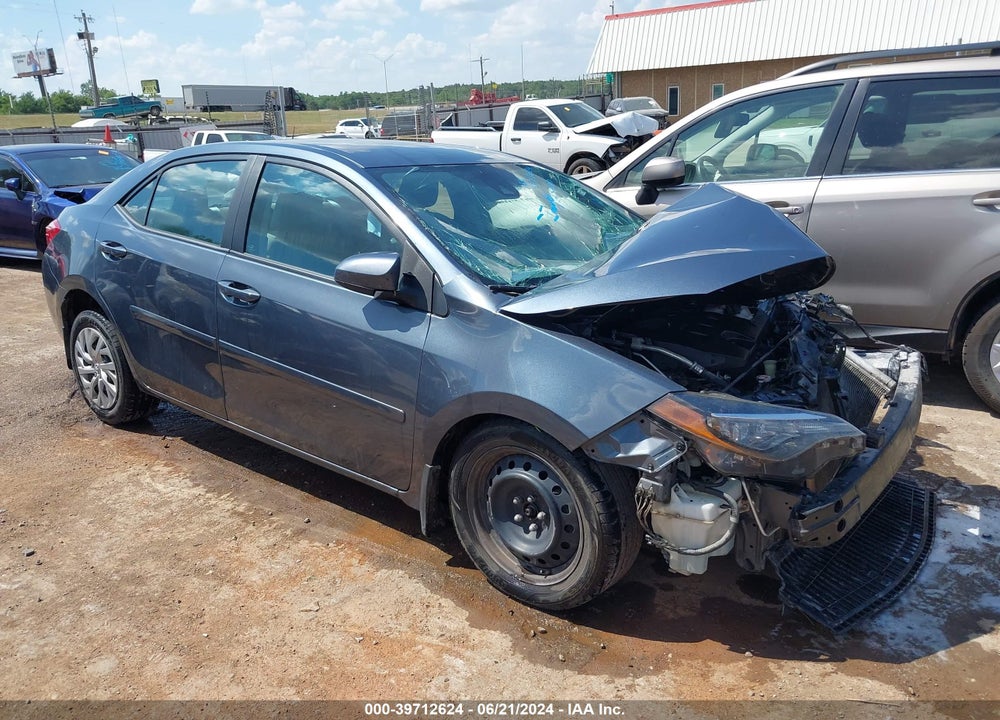 2019 TOYOTA COROLLA LE VIN: 2T1BURHE6KC156523