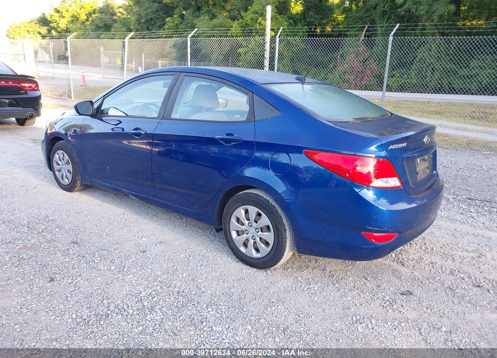 2016 HYUNDAI ACCENT SE VIN: KMHCT4AE6GU106294