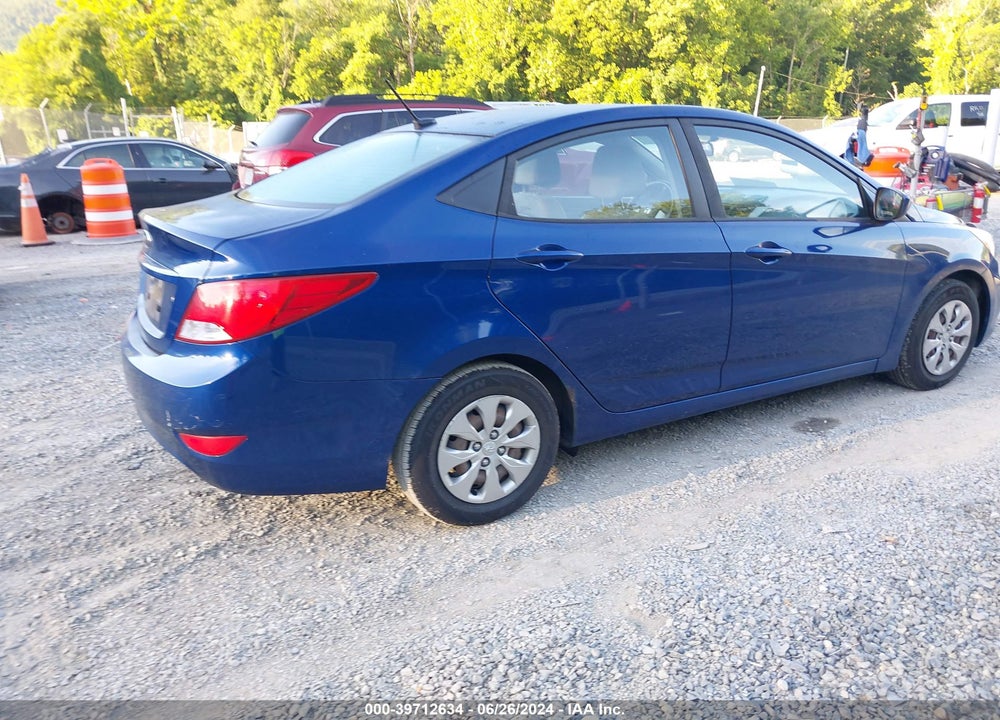 2016 HYUNDAI ACCENT SE VIN: KMHCT4AE6GU106294