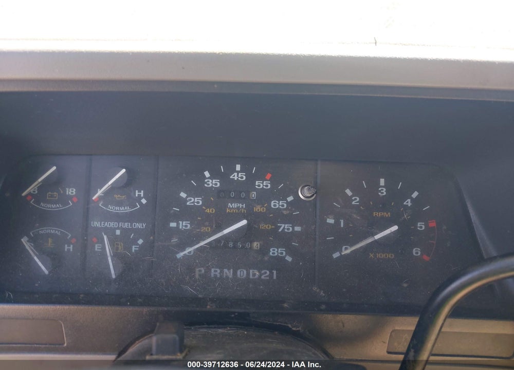 1991 FORD RANGER SUPER CAB VIN: 1FTCR14X7MTA46624