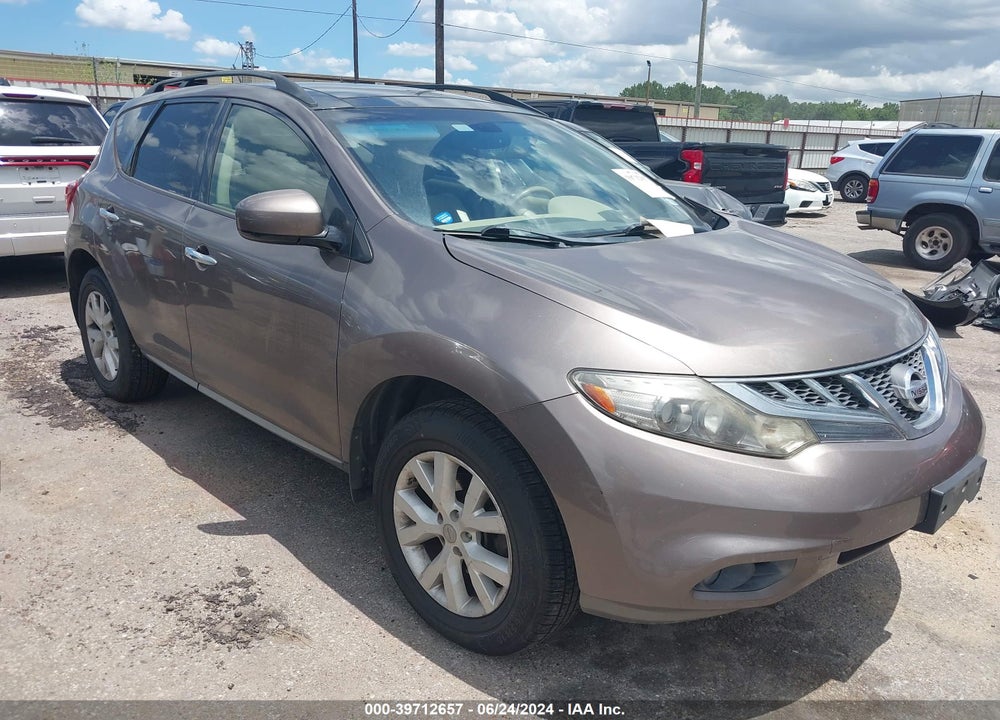 2013 NISSAN MURANO SL VIN: JN8AZ1MUXDW204146