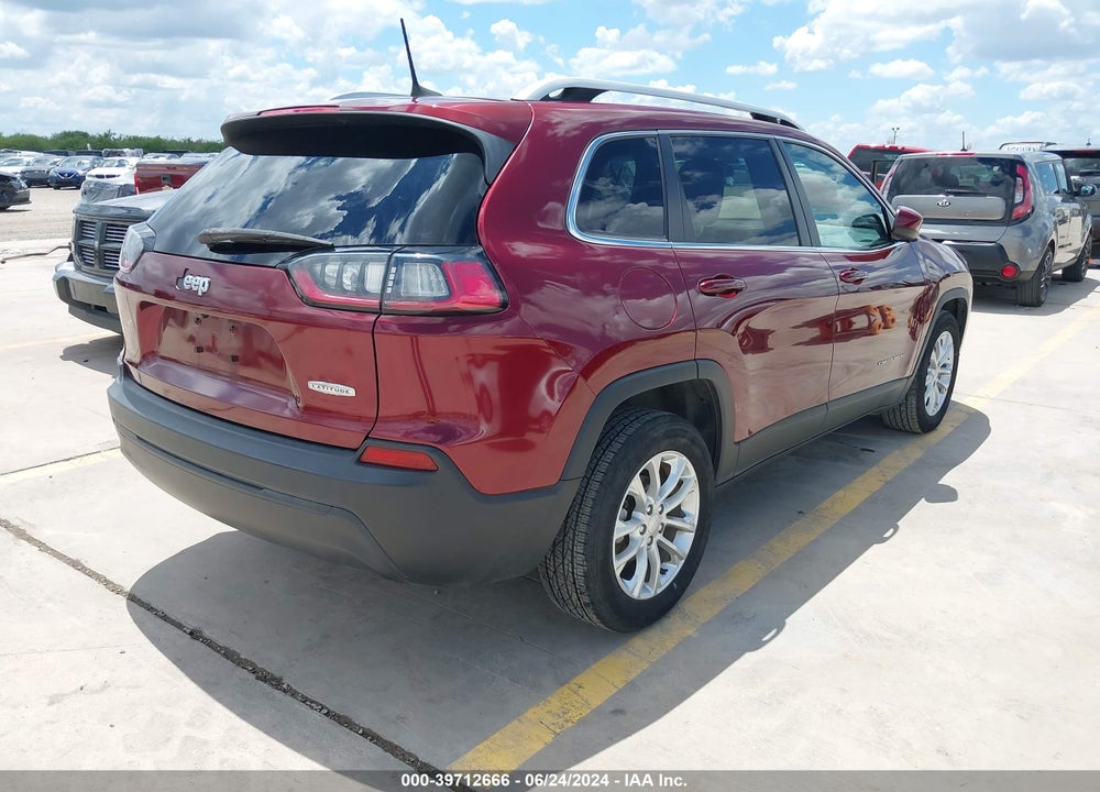 2019 JEEP CHEROKEE LATITUDE FWD VIN: 1C4PJLCBXKD357823