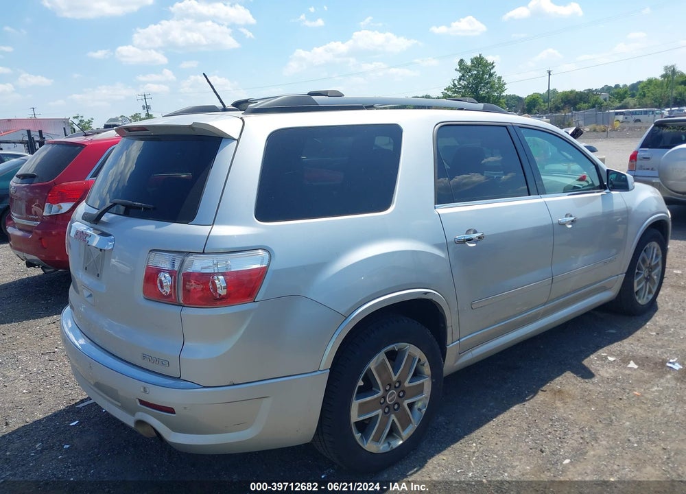 2012 GMC ACADIA DENALI VIN: 1GKKVTED5CJ172115