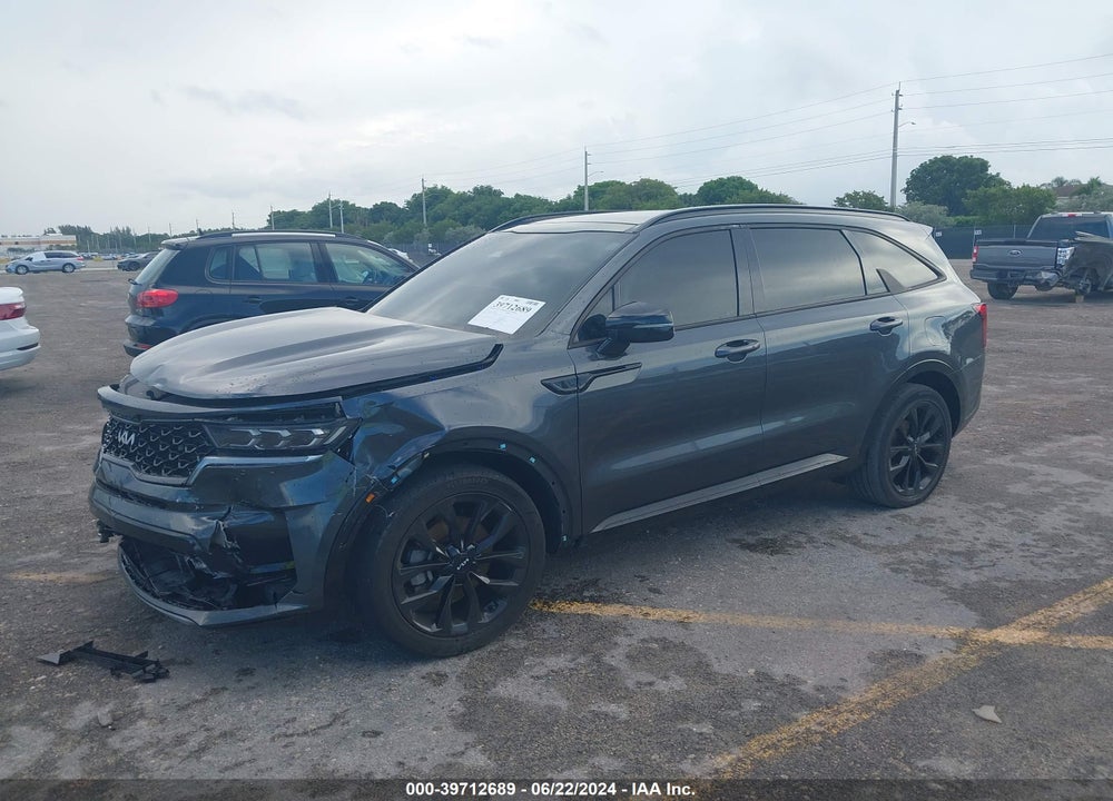 2022 KIA SORENTO SX VIN: 5XYRK4LF8NG099189