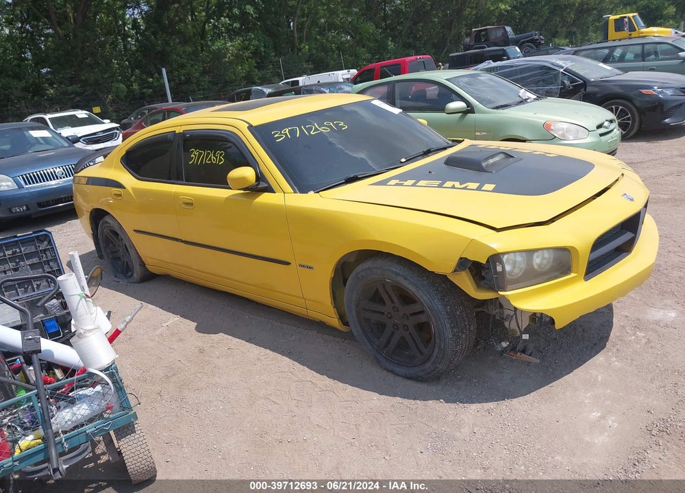 2006 DODGE CHARGER RT VIN: 2B3KA53H96H385214
