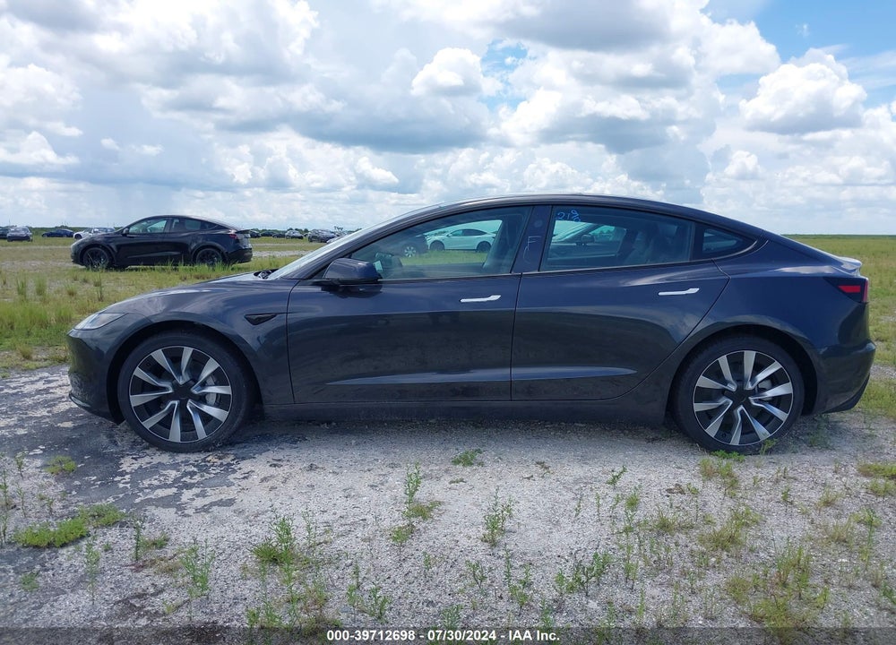 2024 TESLA MODEL 3 REAR-WHEEL DRIVE VIN: 5YJ3E1EA7RF768594