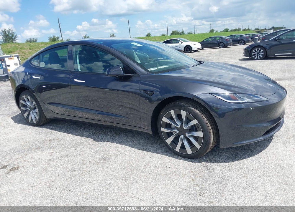 2024 TESLA MODEL 3 REAR-WHEEL DRIVE VIN: 5YJ3E1EA7RF768594