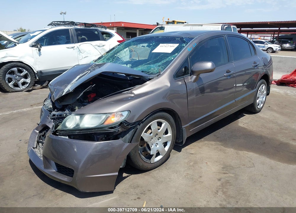 2010 HONDA CIVIC LX VIN: 2HGFA1F58AH567622