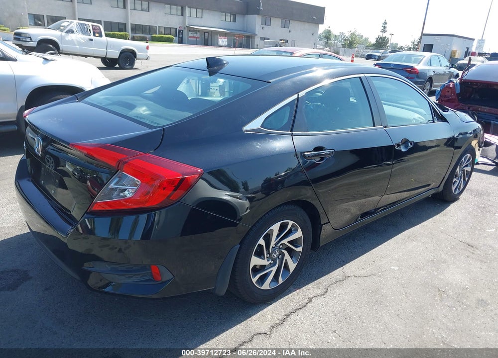 2018 HONDA CIVIC EX VIN: 2HGFC2F79JH605568