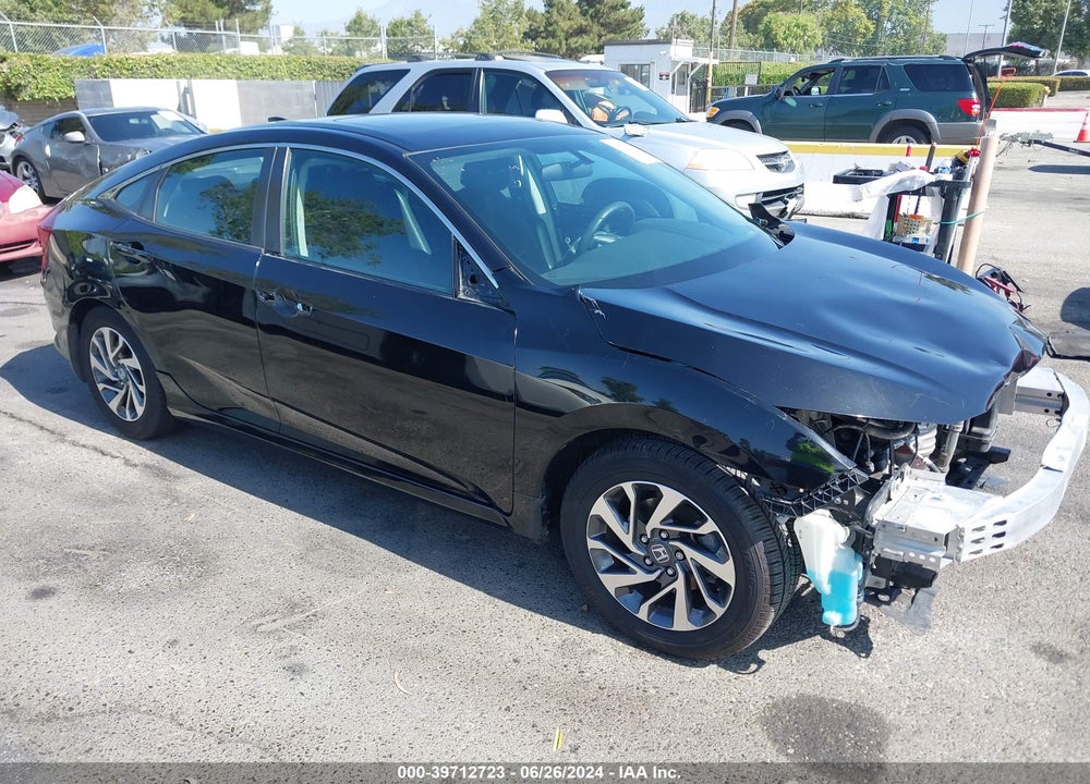 2018 HONDA CIVIC EX VIN: 2HGFC2F79JH605568