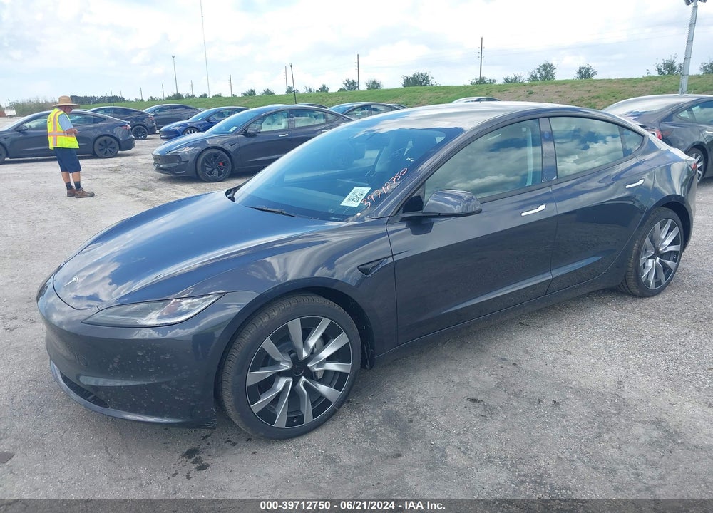 2024 TESLA MODEL 3 REAR-WHEEL DRIVE VIN: 5YJ3E1EA8RF748984