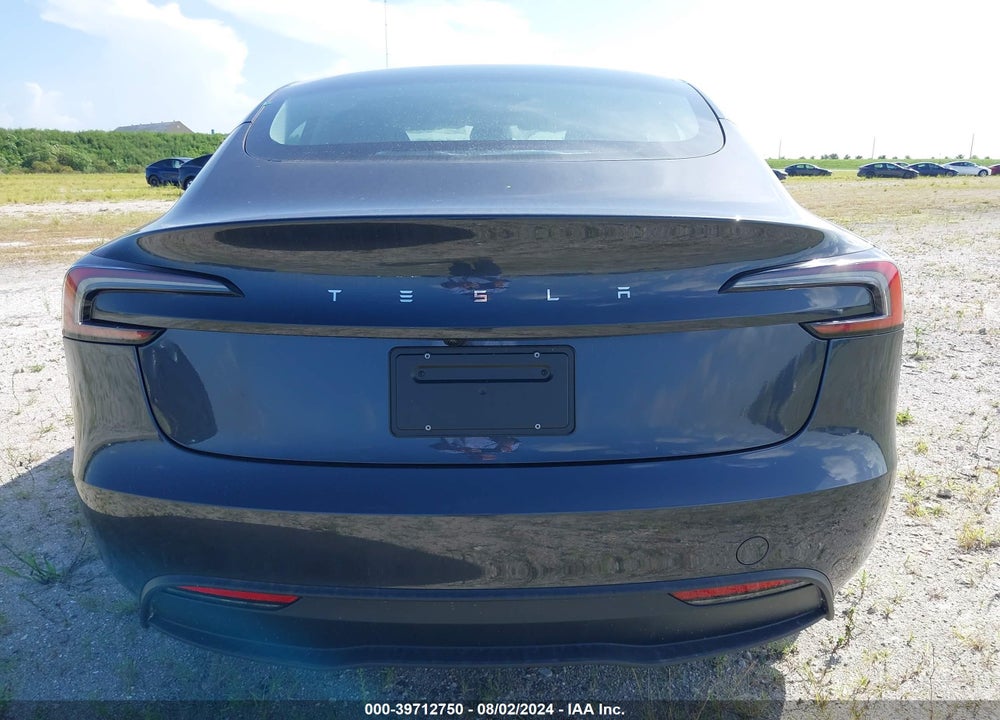 2024 TESLA MODEL 3 REAR-WHEEL DRIVE VIN: 5YJ3E1EA8RF748984