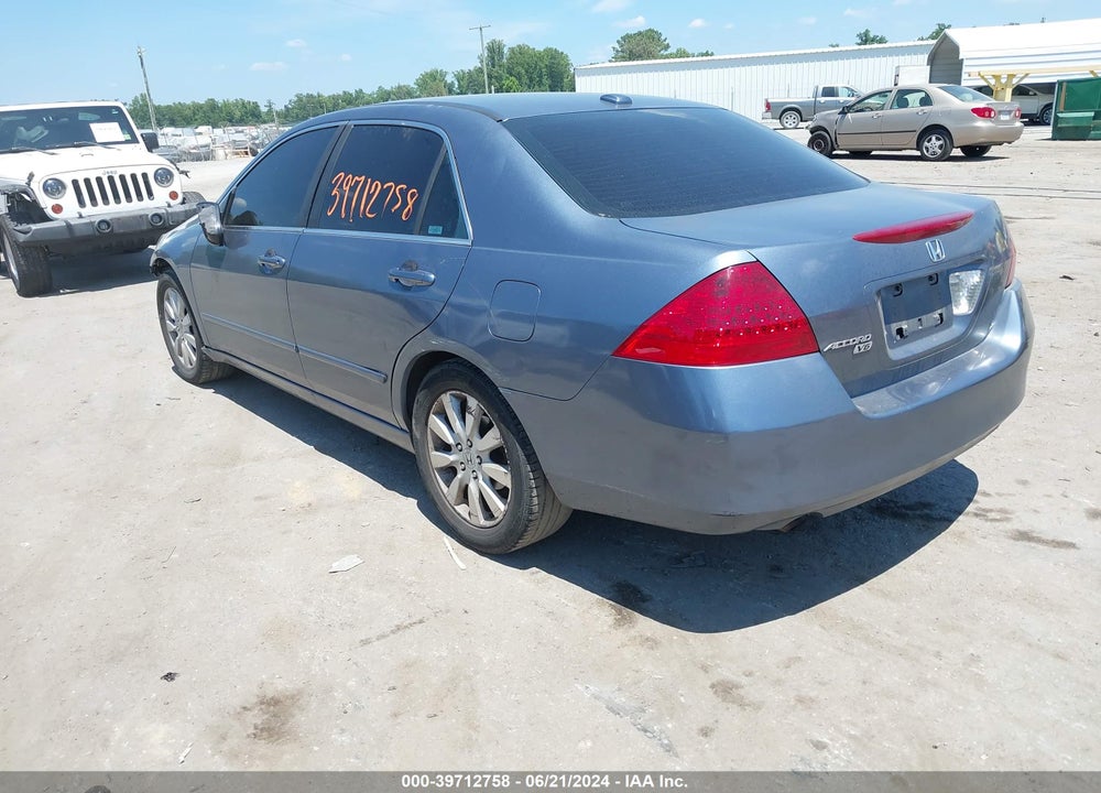 2007 HONDA ACCORD 3.0 EX VIN: 1HGCM66587A046981