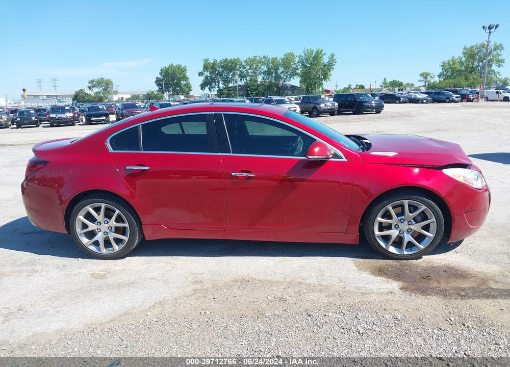 2014 BUICK REGAL GS VIN: 2G4GT5GX7E9256313