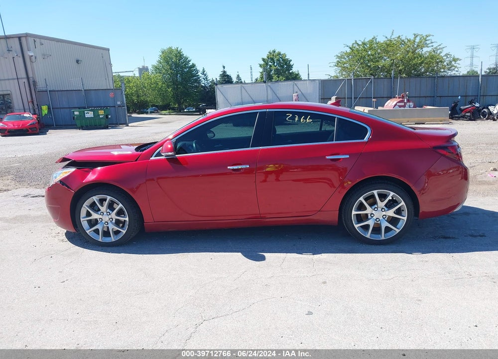 2014 BUICK REGAL GS VIN: 2G4GT5GX7E9256313