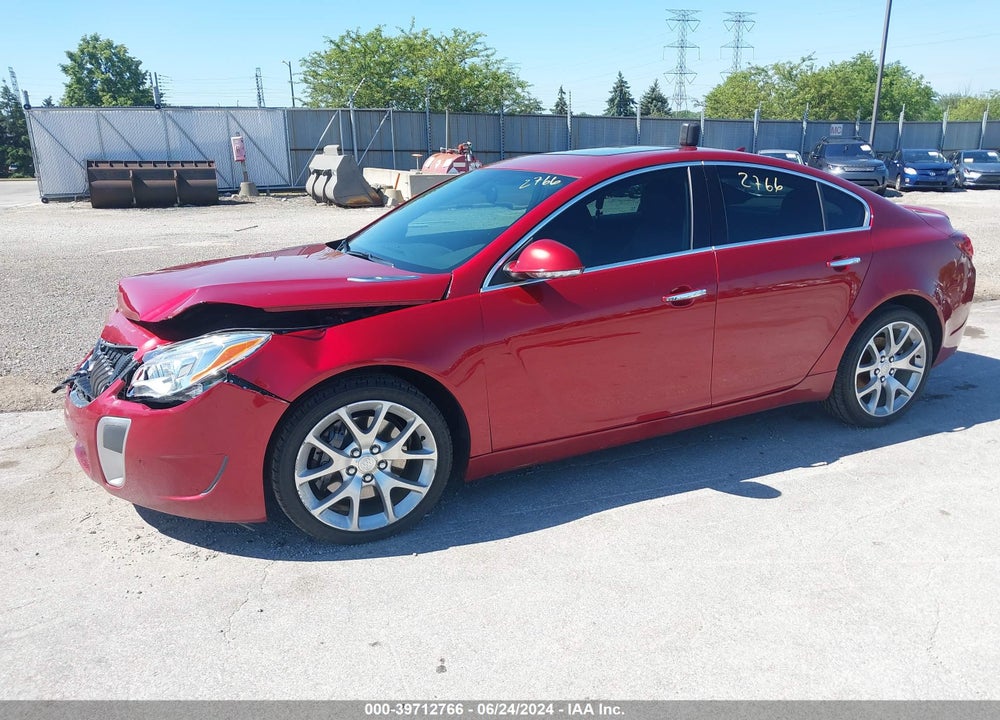 2014 BUICK REGAL GS VIN: 2G4GT5GX7E9256313