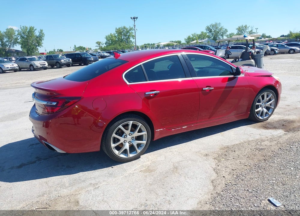 2014 BUICK REGAL GS VIN: 2G4GT5GX7E9256313