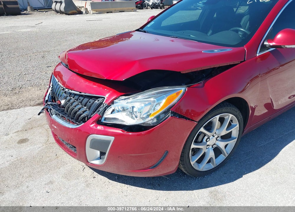 2014 BUICK REGAL GS VIN: 2G4GT5GX7E9256313
