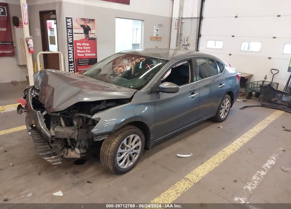2019 NISSAN SENTRA SV VIN: 3N1AB7APXKY364439