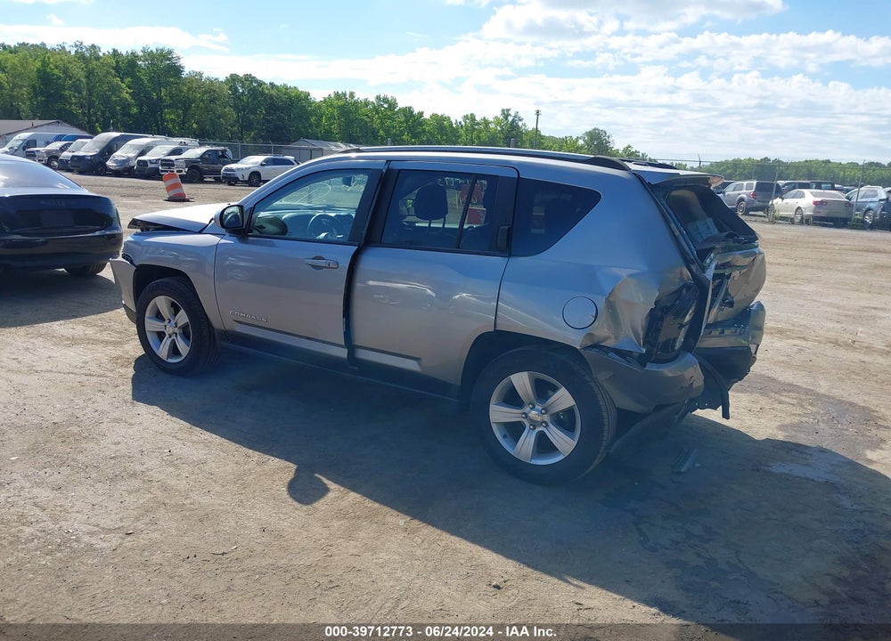 2017 JEEP COMPASS LATITUDE 4X4 VIN: 1C4NJDEB1HD167573