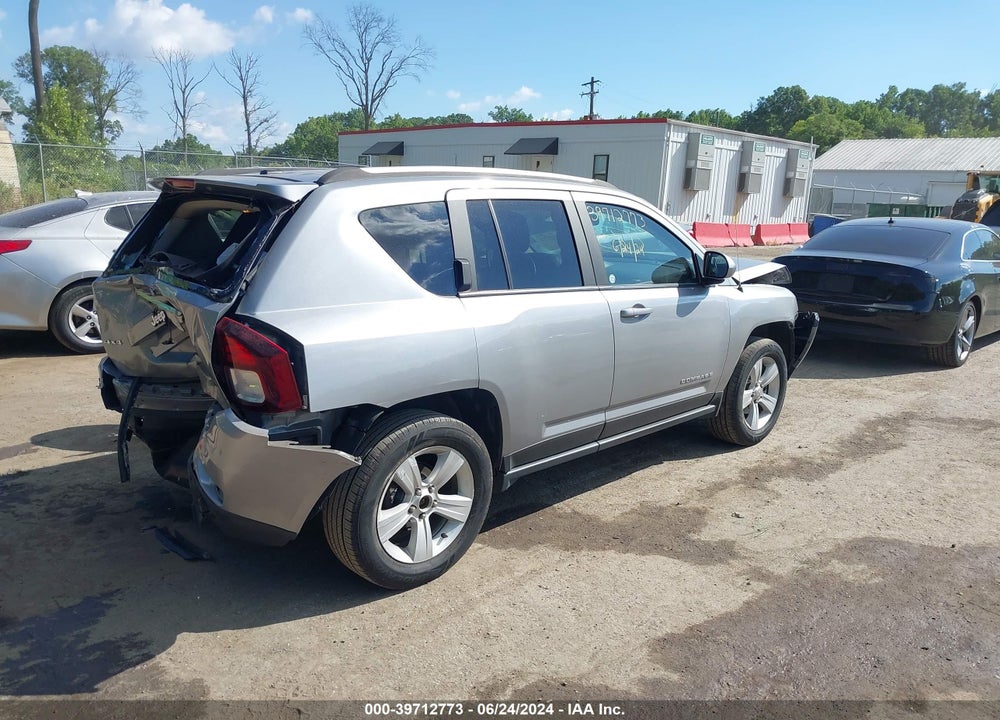 2017 JEEP COMPASS LATITUDE 4X4 VIN: 1C4NJDEB1HD167573