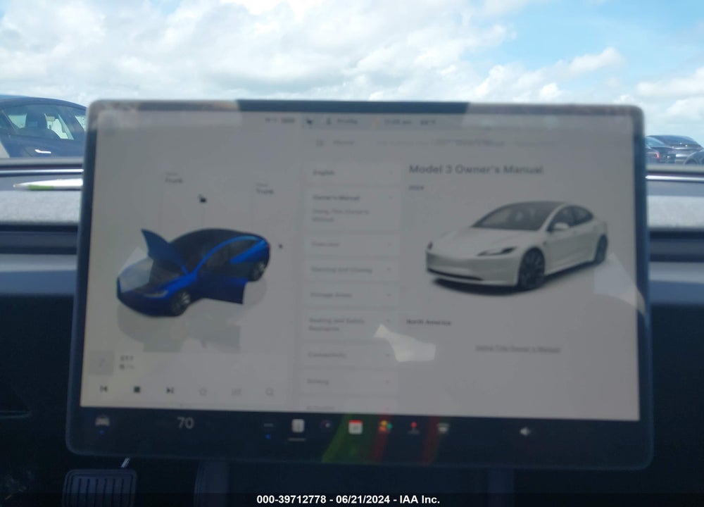 2024 TESLA MODEL 3 REAR-WHEEL DRIVE VIN: 5YJ3E1EA8RF751061