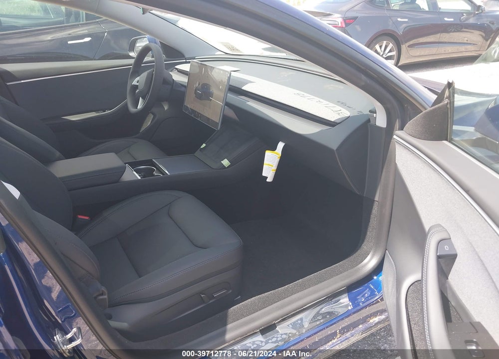 2024 TESLA MODEL 3 REAR-WHEEL DRIVE VIN: 5YJ3E1EA8RF751061