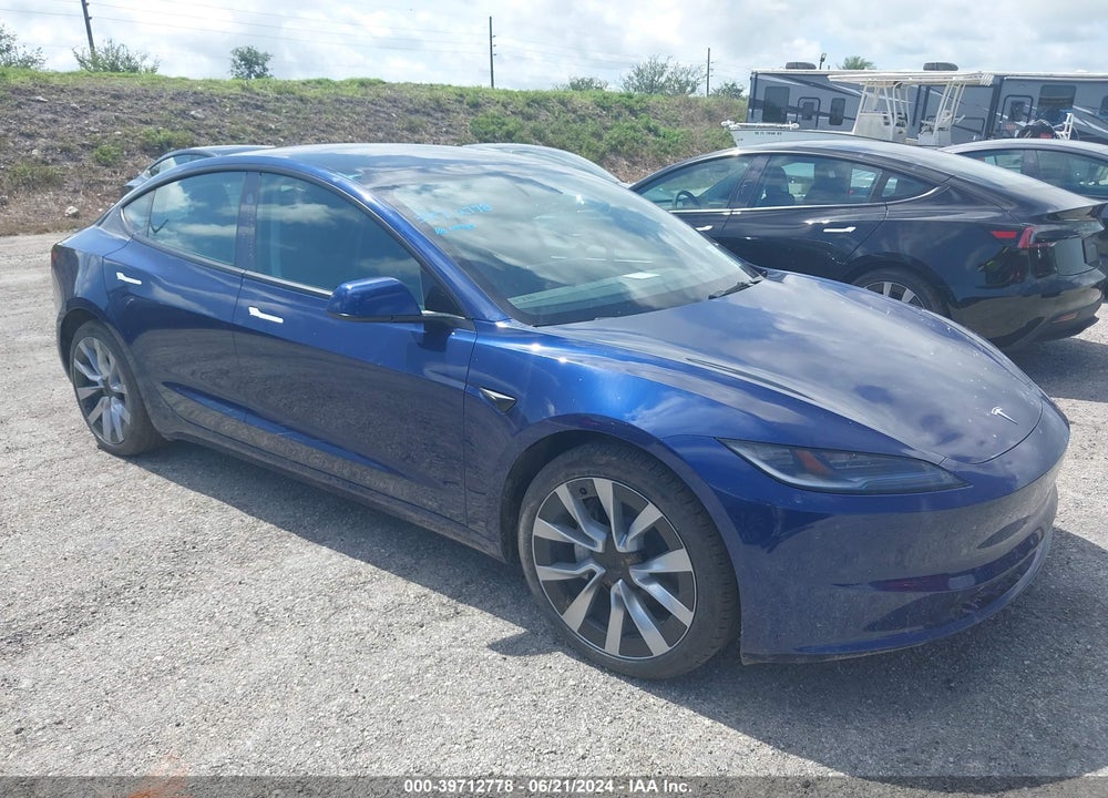 2024 TESLA MODEL 3 REAR-WHEEL DRIVE VIN: 5YJ3E1EA8RF751061