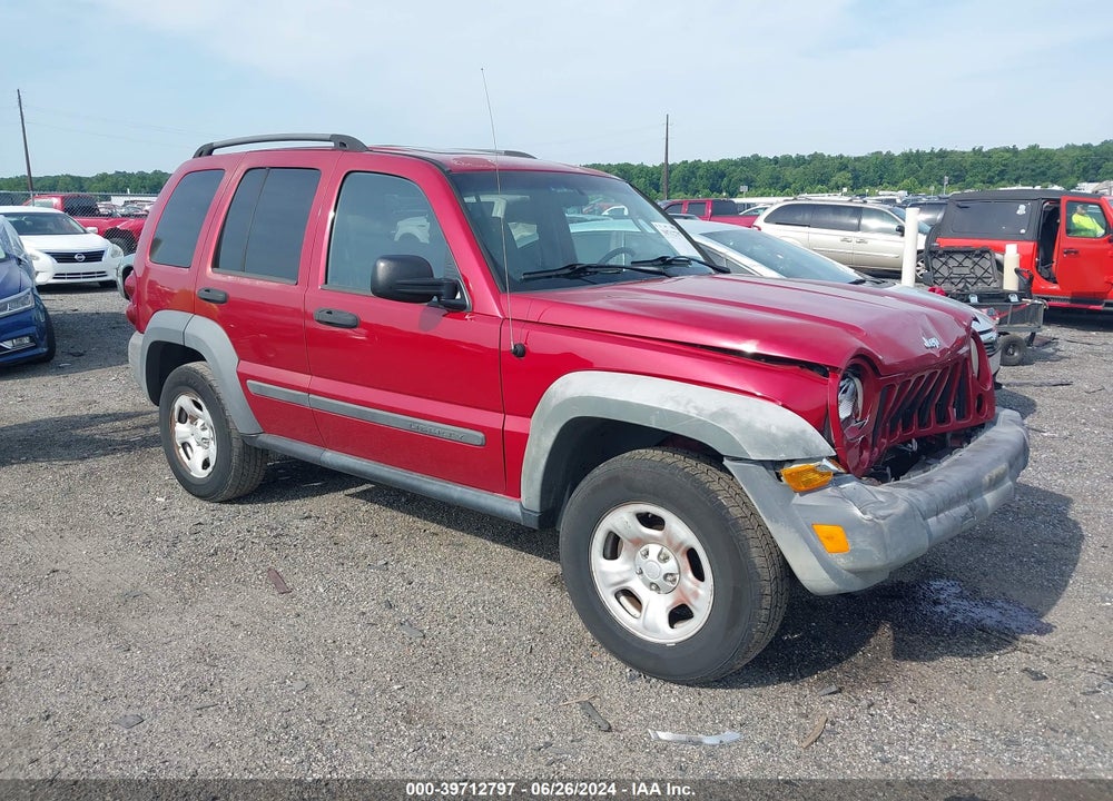 2007 JEEP LIBERTY SPORT VIN: 1J4GL48K77W640730