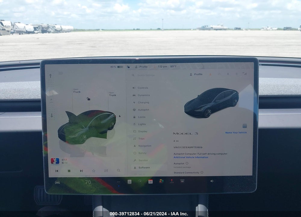 2024 TESLA MODEL 3 REAR-WHEEL DRIVE VIN: 5YJ3E1EA8RF751609