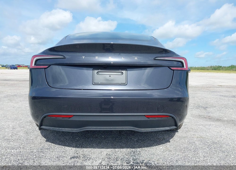 2024 TESLA MODEL 3 REAR-WHEEL DRIVE VIN: 5YJ3E1EA8RF751609