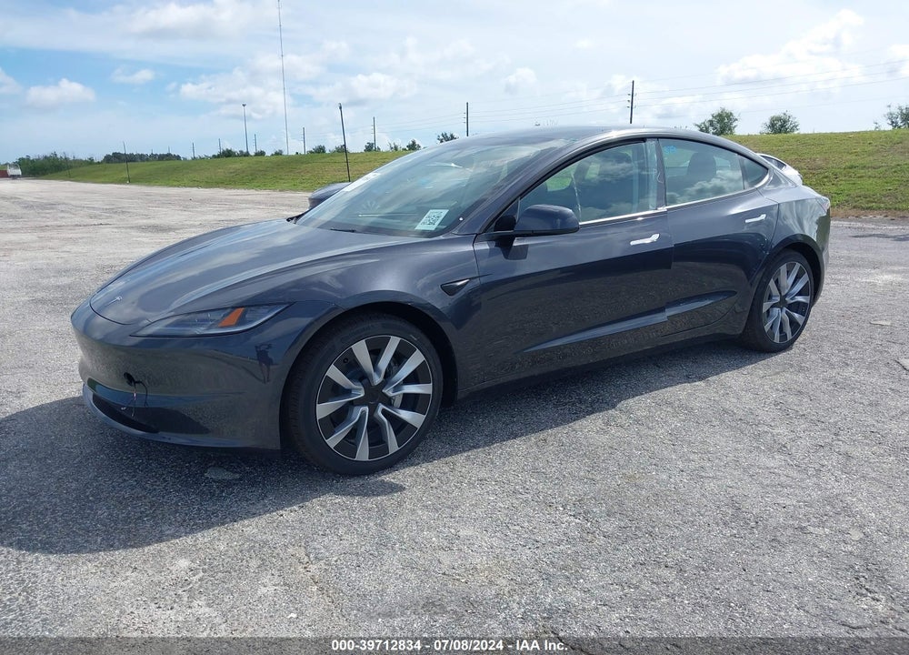 2024 TESLA MODEL 3 REAR-WHEEL DRIVE VIN: 5YJ3E1EA8RF751609