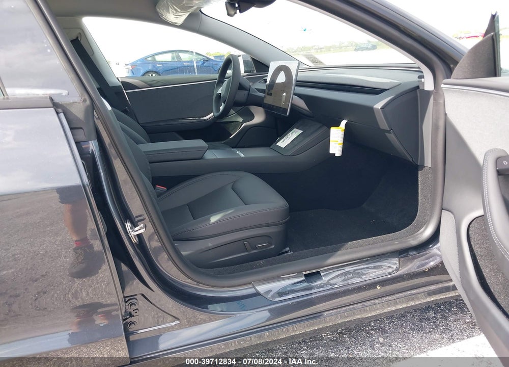 2024 TESLA MODEL 3 REAR-WHEEL DRIVE VIN: 5YJ3E1EA8RF751609
