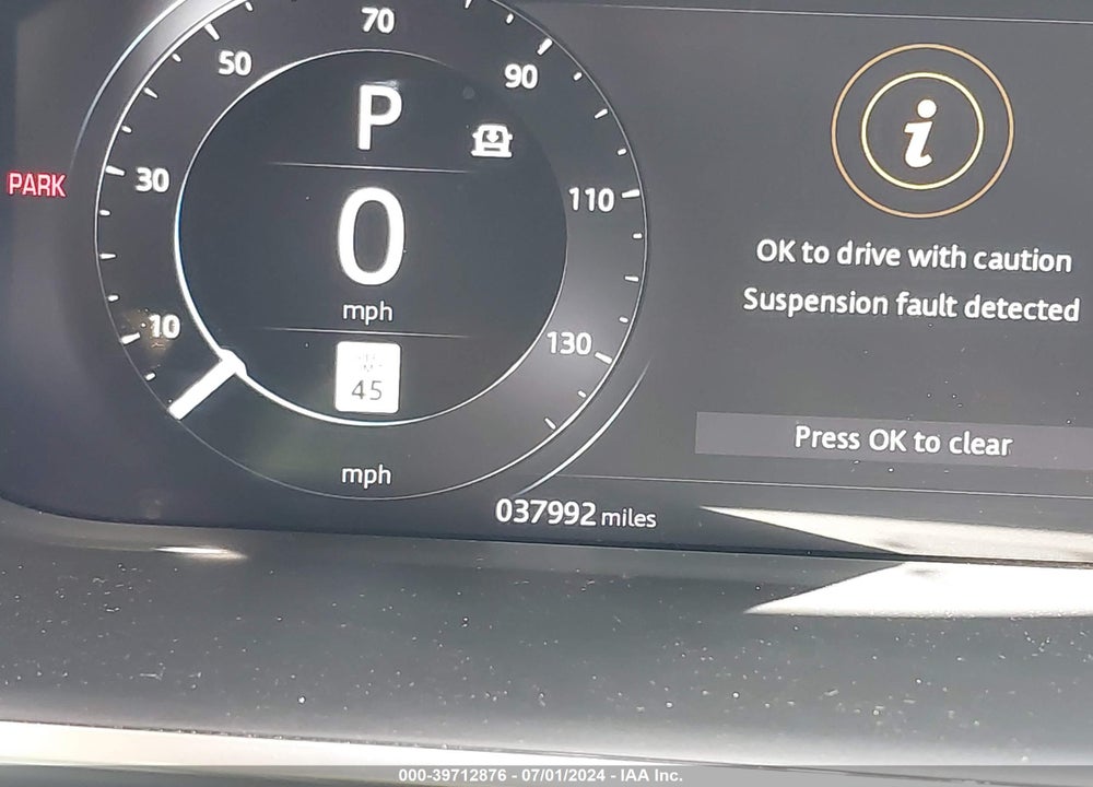 2019 JAGUAR I-PACE VIN: SADHD2S1XK1F72352