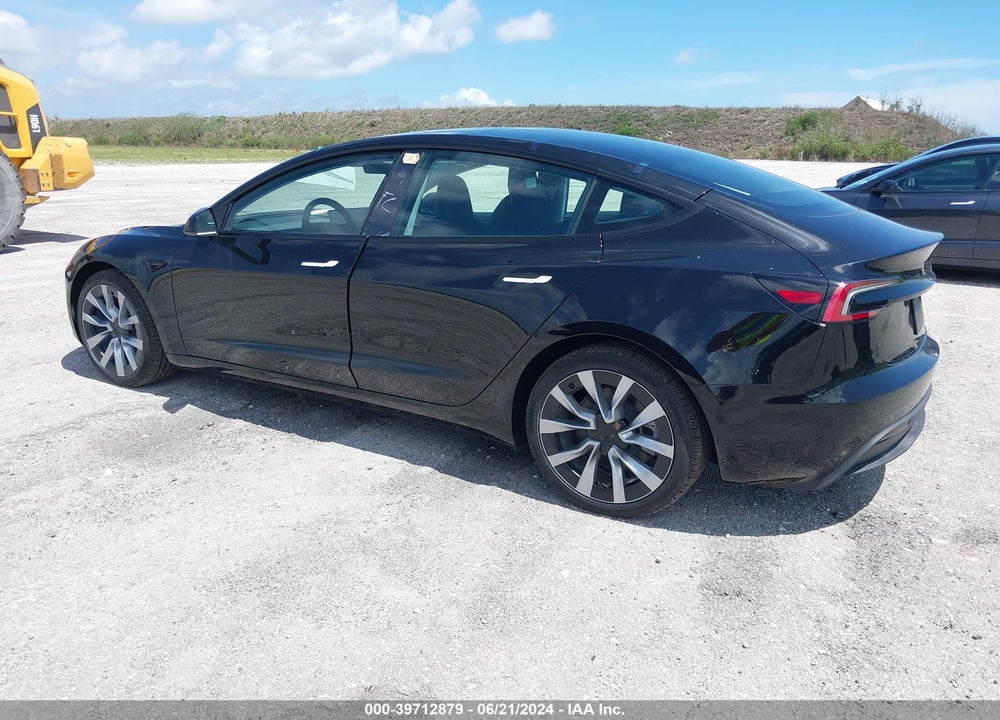 2024 TESLA MODEL 3 REAR-WHEEL DRIVE VIN: 5YJ3E1EA8RF752386