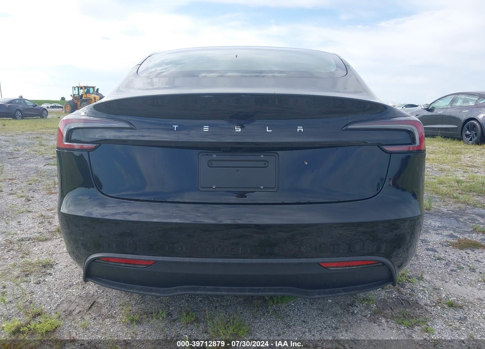 2024 TESLA MODEL 3 REAR-WHEEL DRIVE VIN: 5YJ3E1EA8RF752386