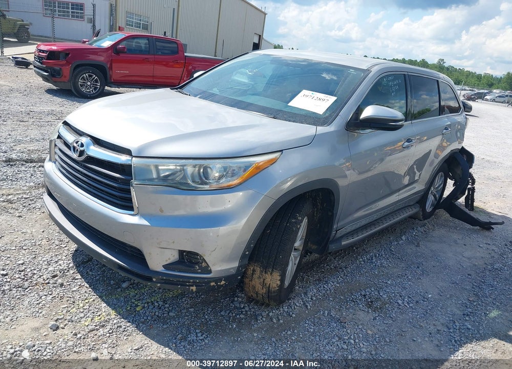 2016 TOYOTA HIGHLANDER LE V6 VIN: 5TDZKRFH4GS167651