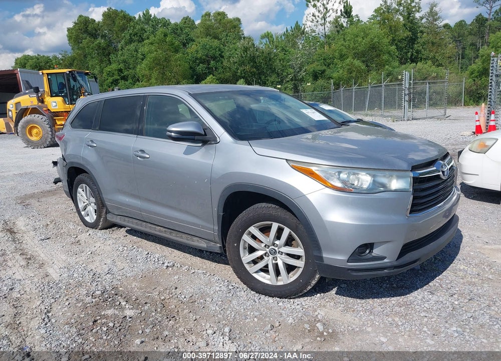 2016 TOYOTA HIGHLANDER LE V6 VIN: 5TDZKRFH4GS167651