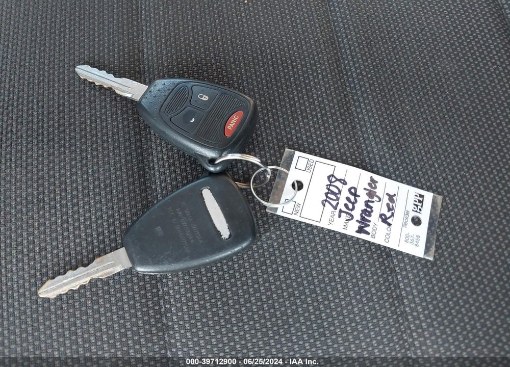 2008 JEEP WRANGLER UNLIMITED X VIN: 1J4GA39108L625950