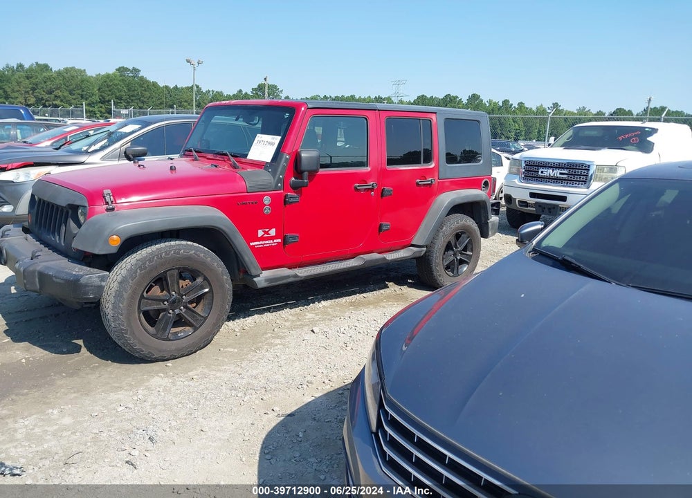 2008 JEEP WRANGLER UNLIMITED X VIN: 1J4GA39108L625950