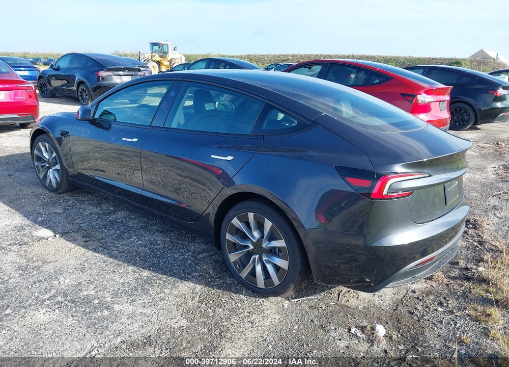 2024 TESLA MODEL 3 REAR-WHEEL DRIVE VIN: 5YJ3E1EA8RF752601