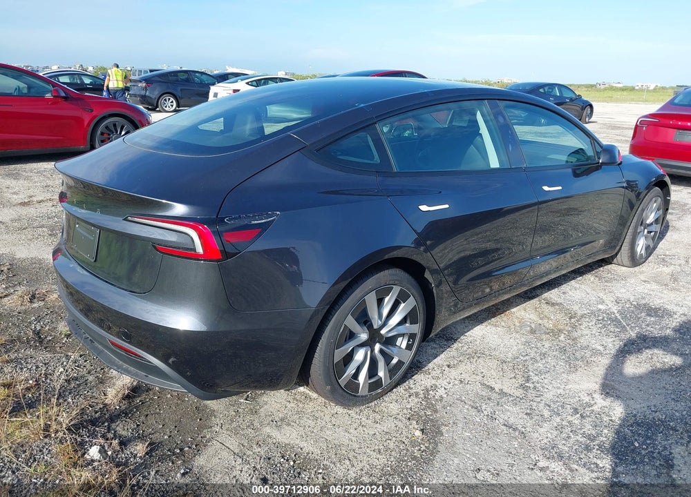 2024 TESLA MODEL 3 REAR-WHEEL DRIVE VIN: 5YJ3E1EA8RF752601