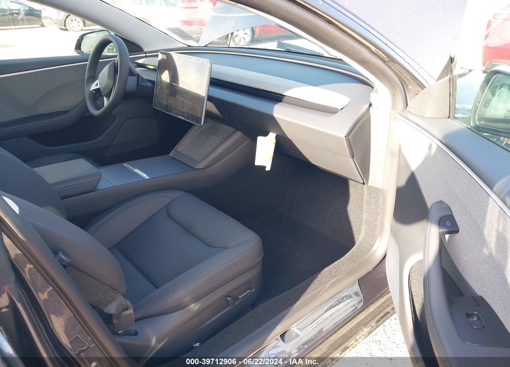 2024 TESLA MODEL 3 REAR-WHEEL DRIVE VIN: 5YJ3E1EA8RF752601