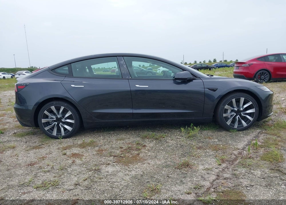 2024 TESLA MODEL 3 REAR-WHEEL DRIVE VIN: 5YJ3E1EA8RF752601