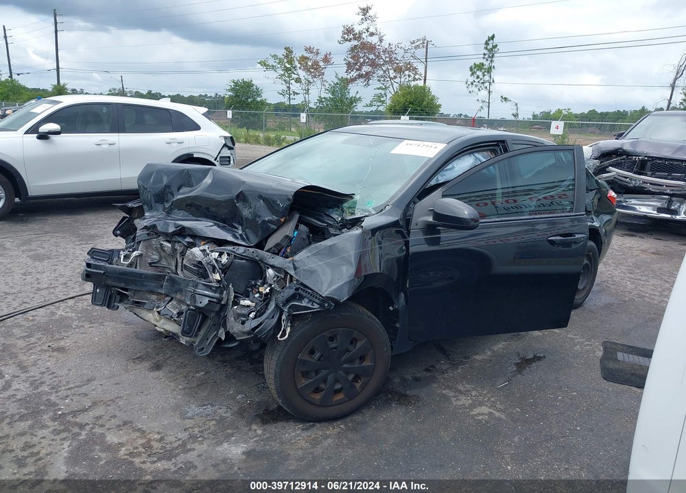 2016 TOYOTA COROLLA L VIN: 2T1BURHE1GC734714